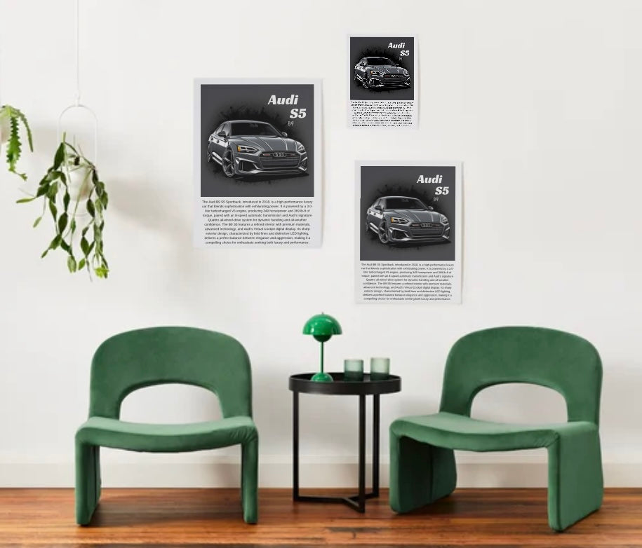 Audi B9 S5 Poster
