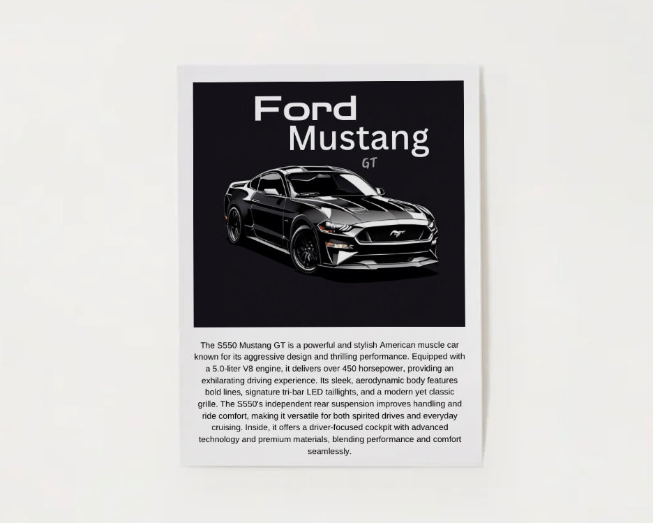 Ford Mustang GT S550 Poster