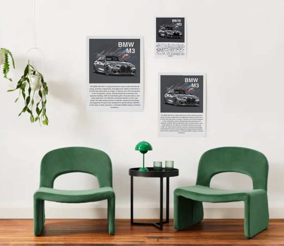 BMW G80 M3 Poster