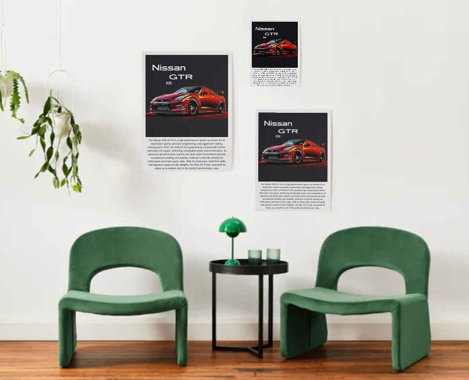 Nissan R35 GTR Poster