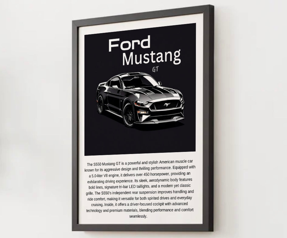 Ford Mustang GT S550 Poster