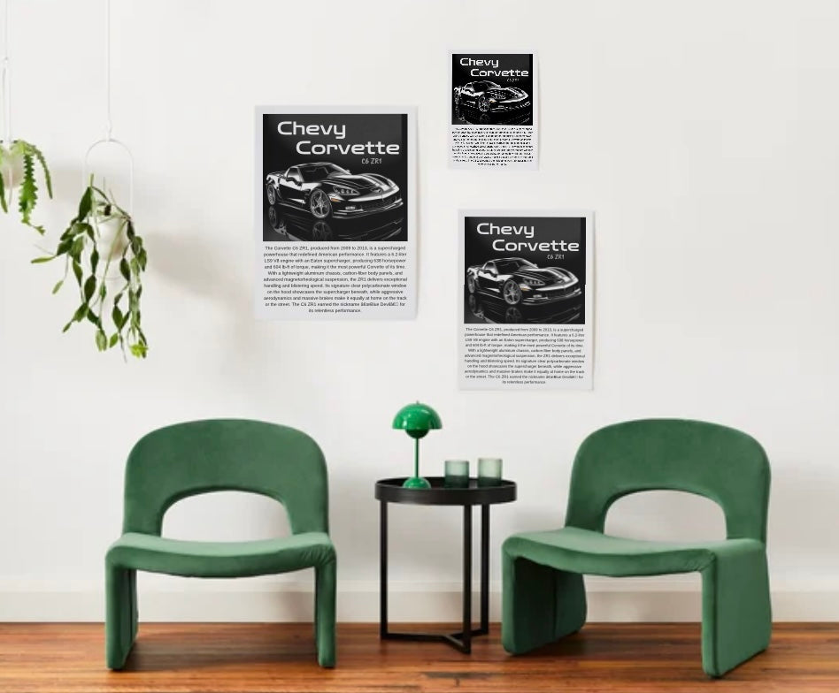 C6 Corvette ZR1 Poster