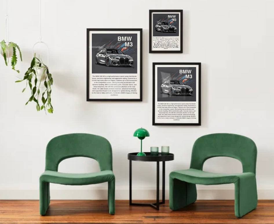 BMW G80 M3 Poster