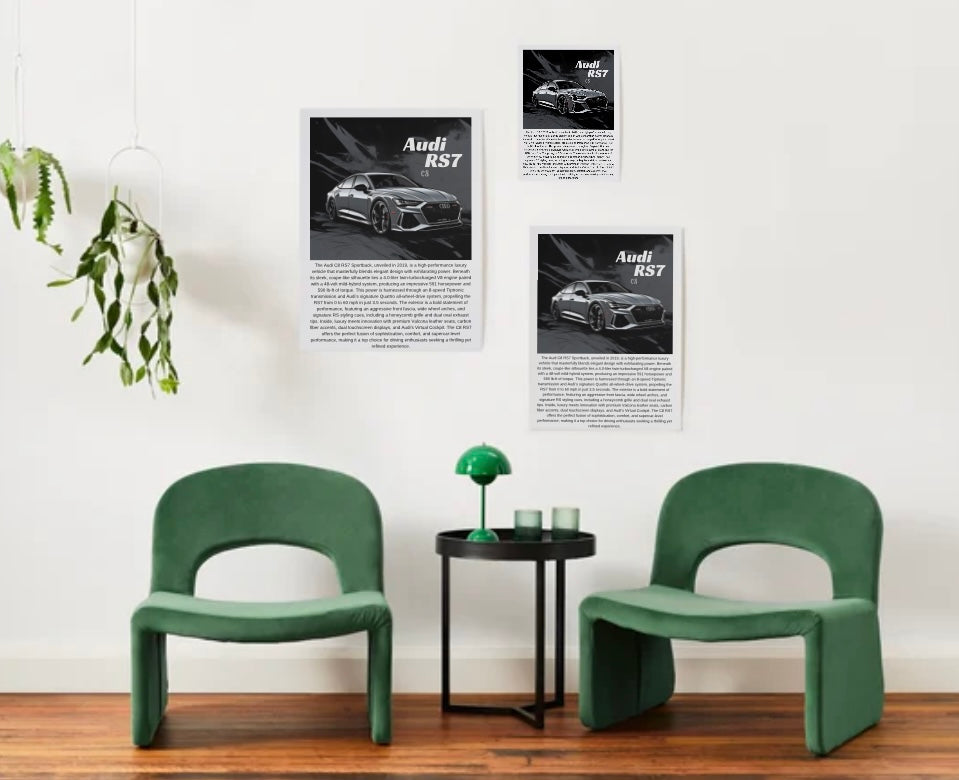 Audi C8 RS7 Poster
