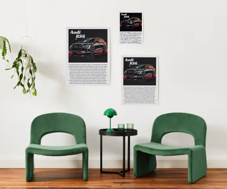 Audi C8 RS6 Poster