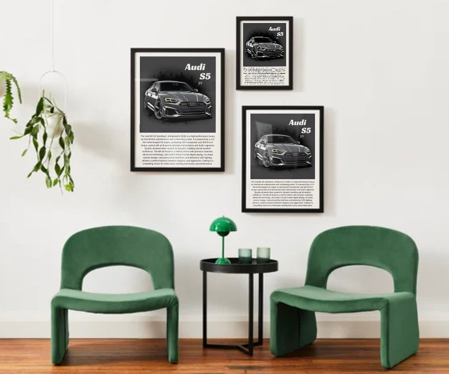 Audi B9 S5 Poster