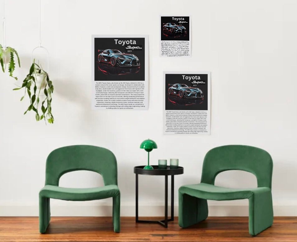 Toyota MK5 Supra Poster