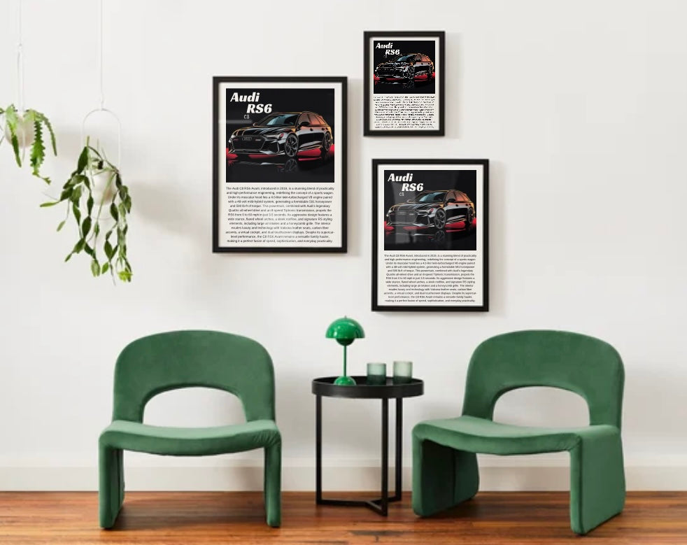 Audi C8 RS6 Poster