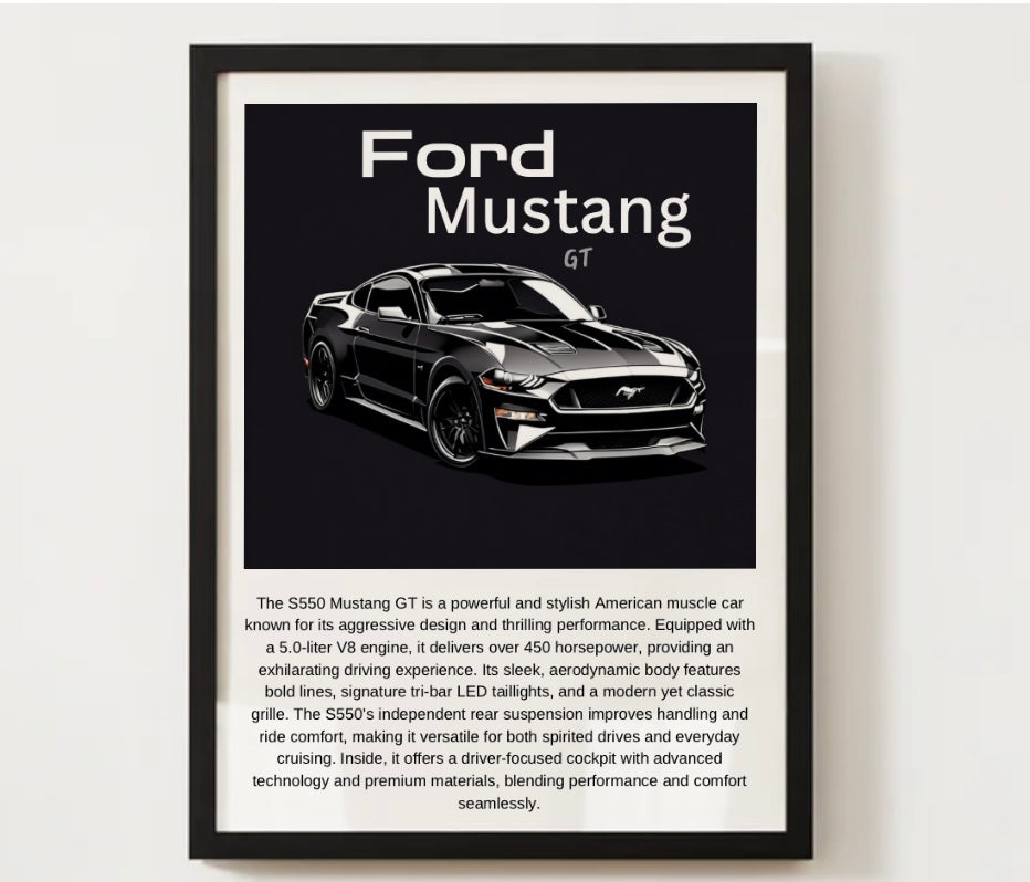Ford Mustang GT S550 Poster