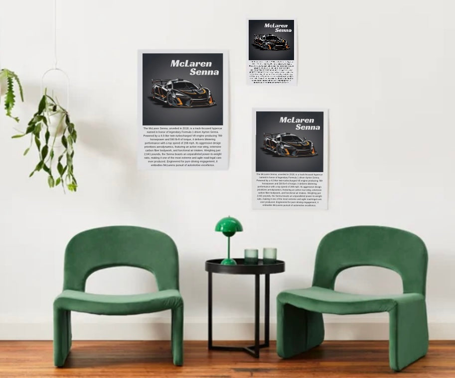 McLaren Senna Poster
