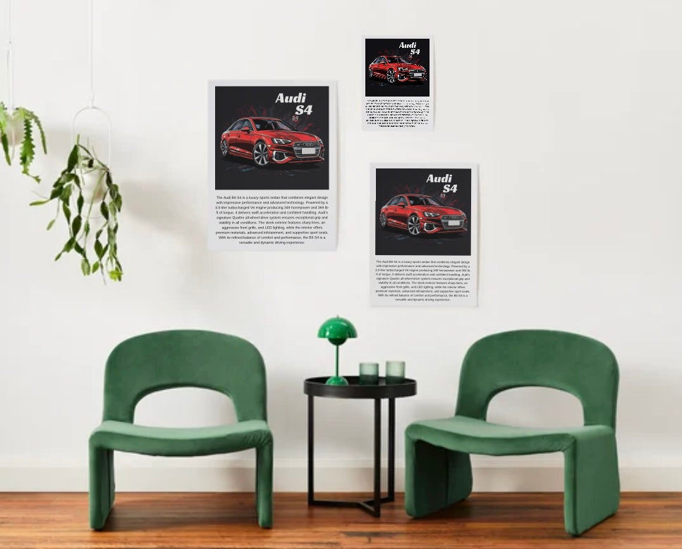 Audi B9 S4 Poster