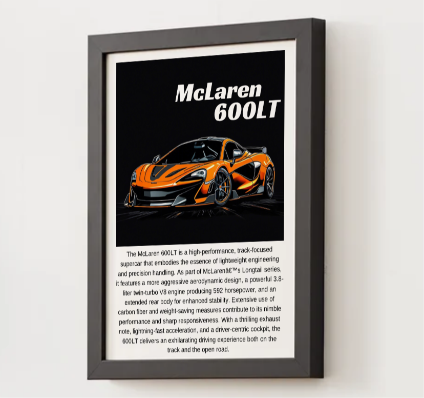 McLaren 600LT Poster