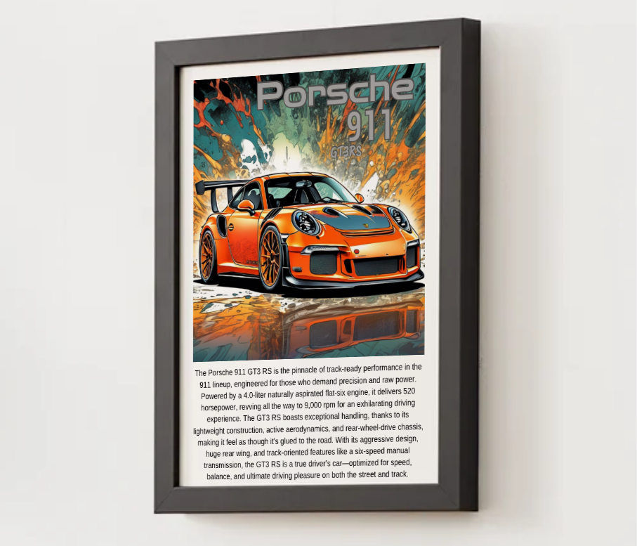 Porsche GT3 RS Poster