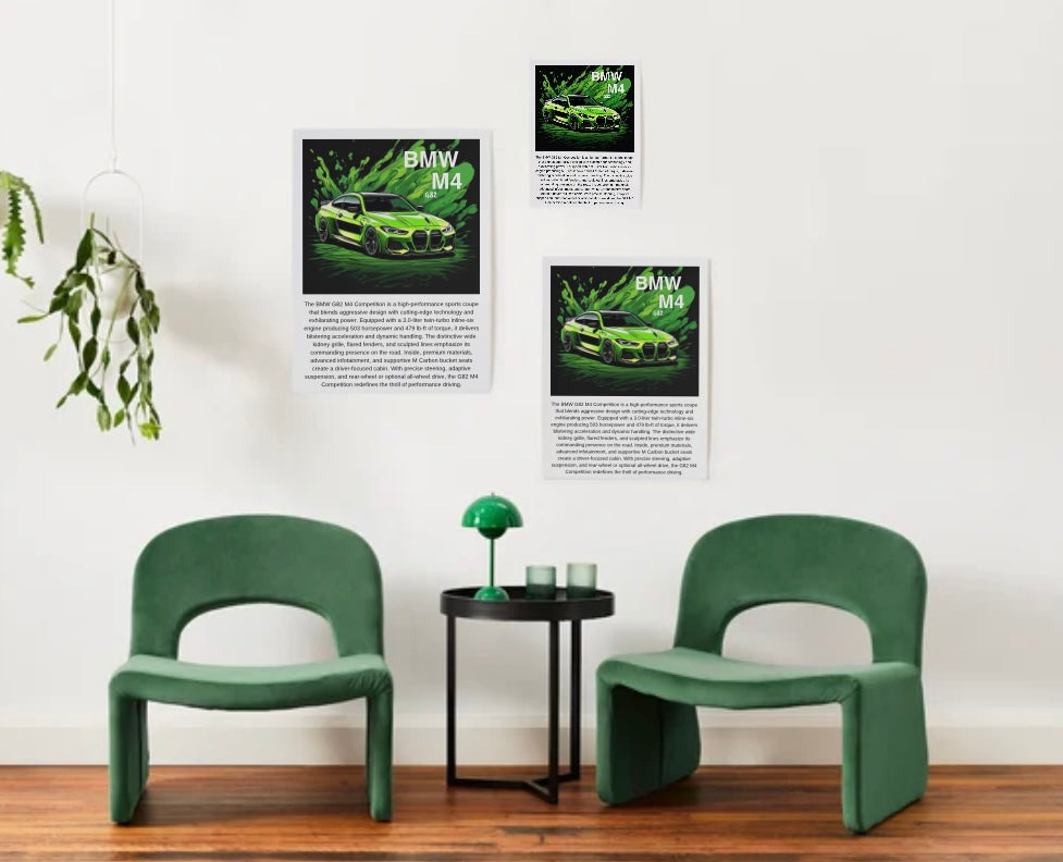 BMW G82 M4 Poster