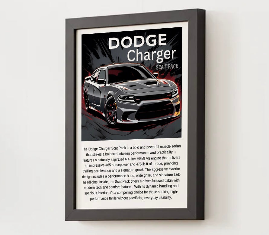 Dodge Charger Scat Pack Poster