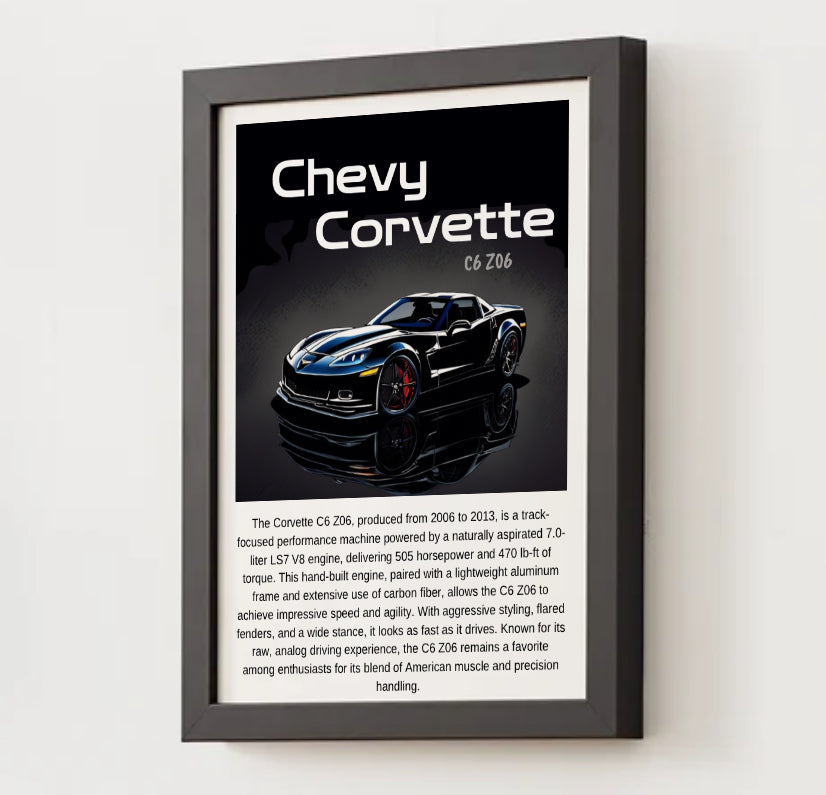 C6 Corvette Z06 Poster