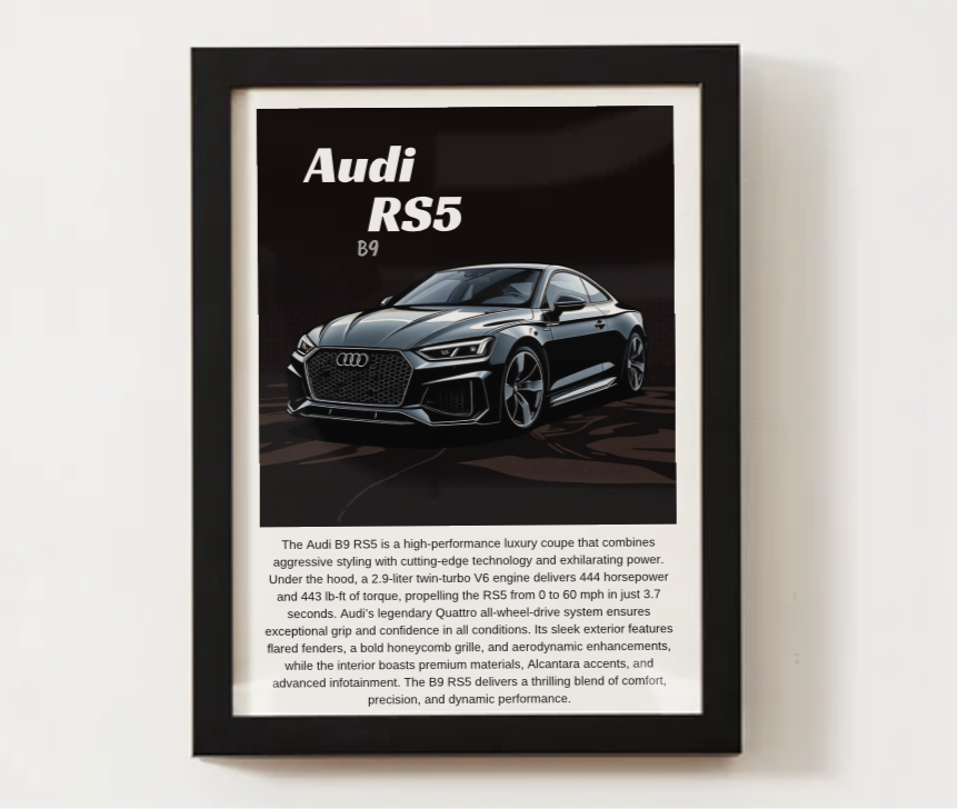 Audi B9 RS5 Poster