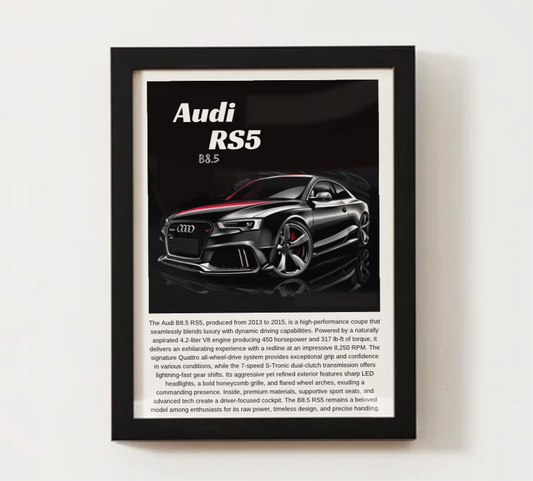 Audi B8.5 RS5 Poster