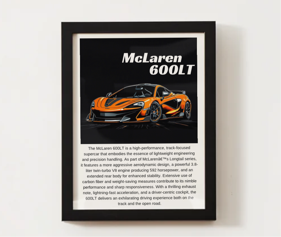 McLaren 600LT Poster