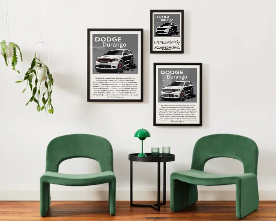Dodge Durango Hellcat Poster
