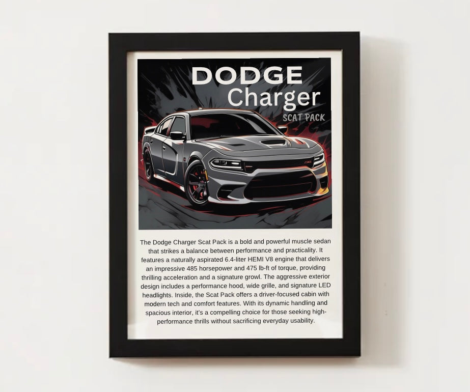 Dodge Charger Scat Pack Poster