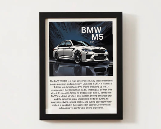 BMW F90 M5 Poster