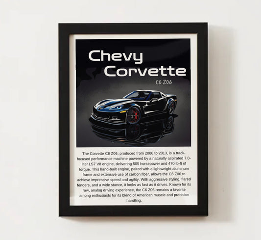 C6 Corvette Z06 Poster