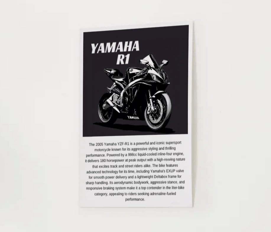 Yamaha R1 Poster
