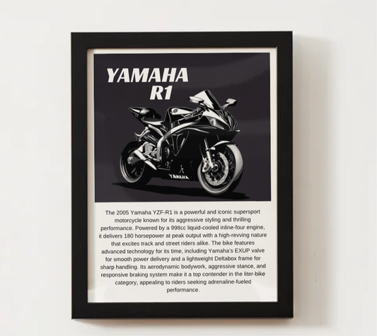 Yamaha R1 Poster