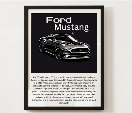Ford Mustang GT S550 Poster
