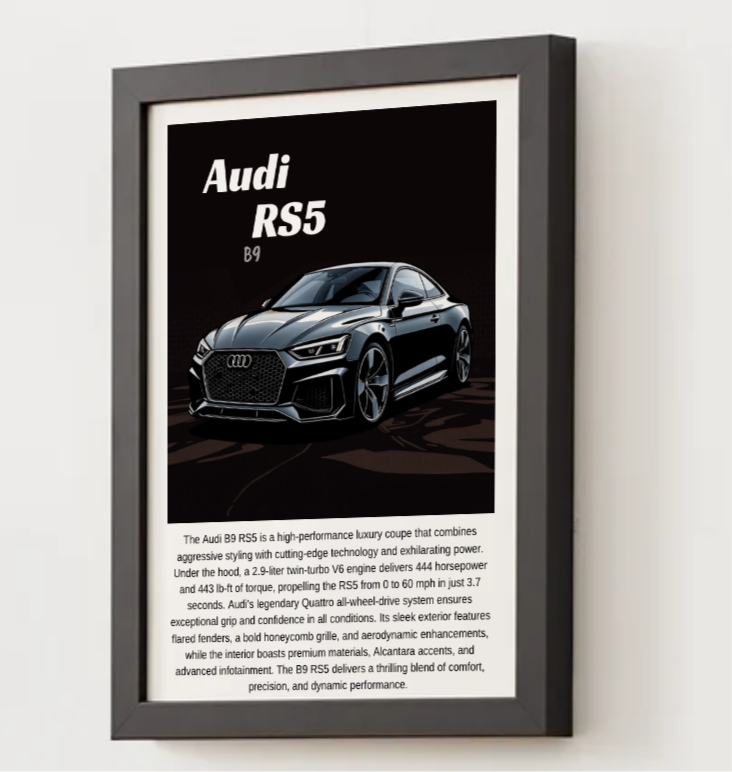 Audi B9 RS5 Poster