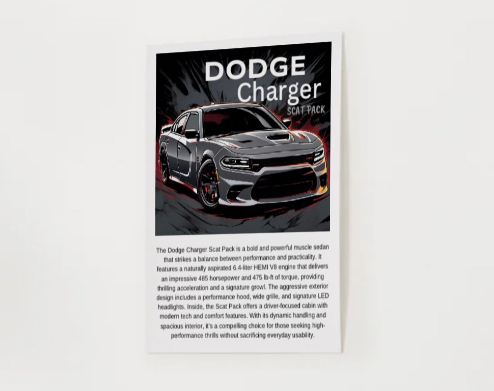 Dodge Charger Scat Pack Poster