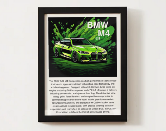 BMW G82 M4 Poster