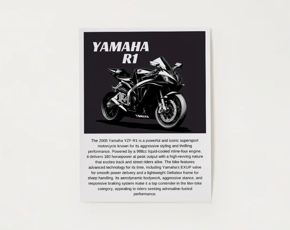 Yamaha R1 Poster