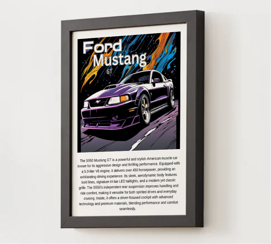 Ford Mustang Poster