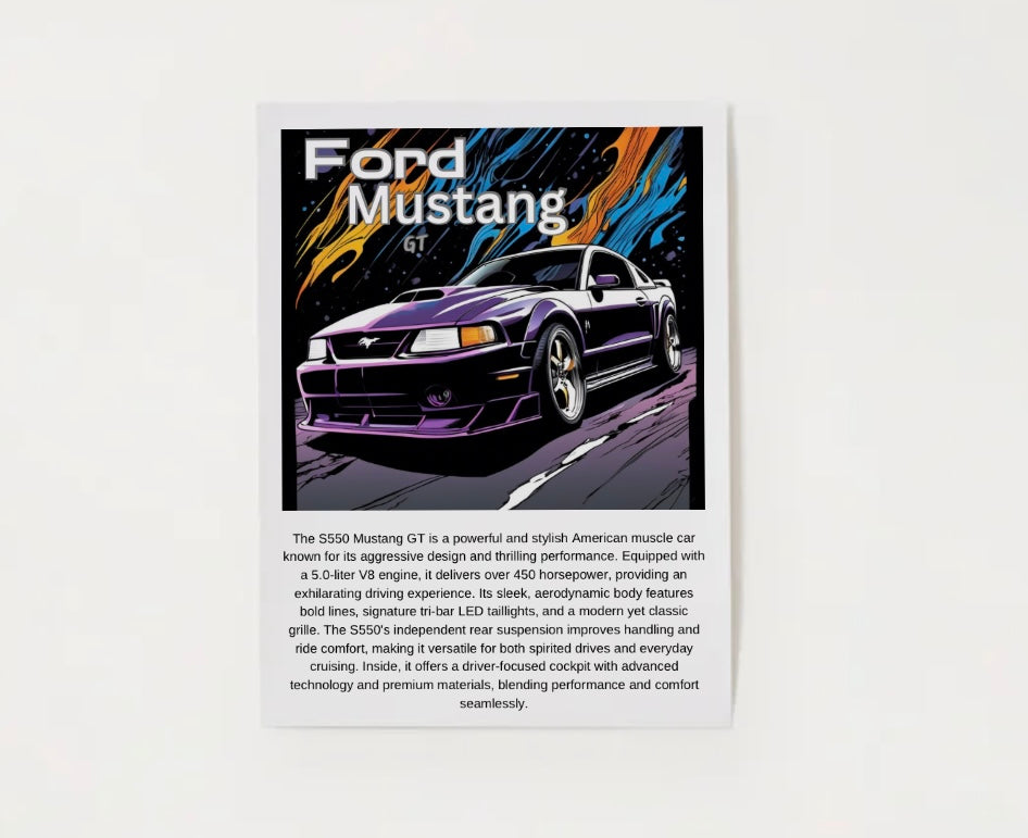 Ford Mustang GT SN95 Poster