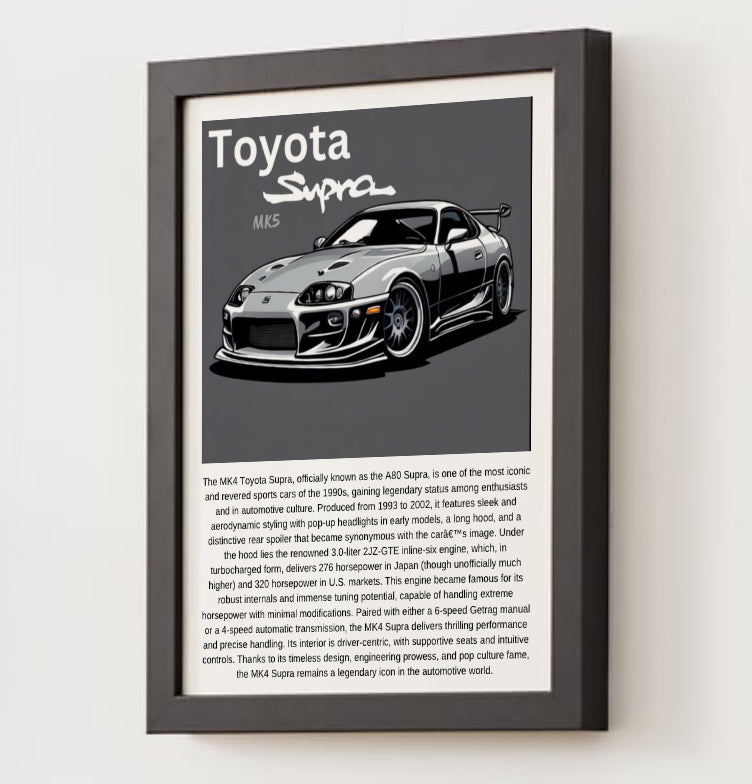 Custom Car Poster